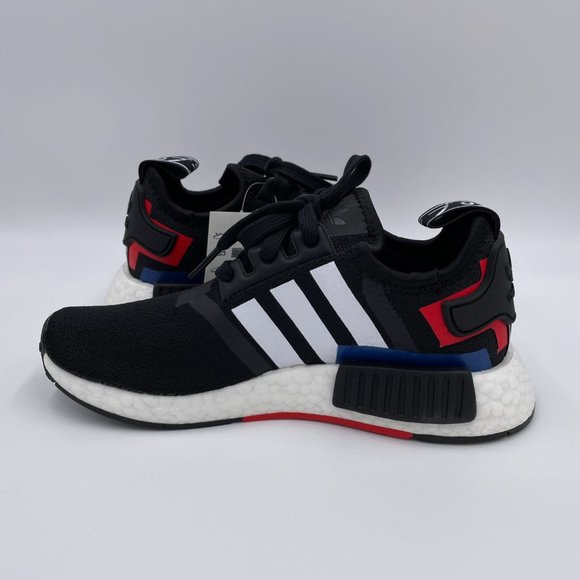 Adidas NMD R1 Black / White Womens Shoes - Picture 2 of 8